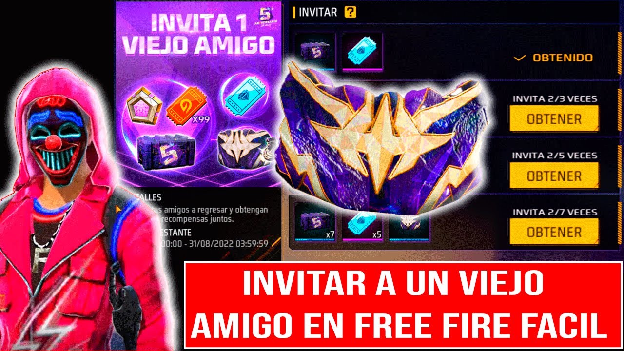 ▷ Invita a un Viejo Amigo Free Fire ♻️【 2024 】