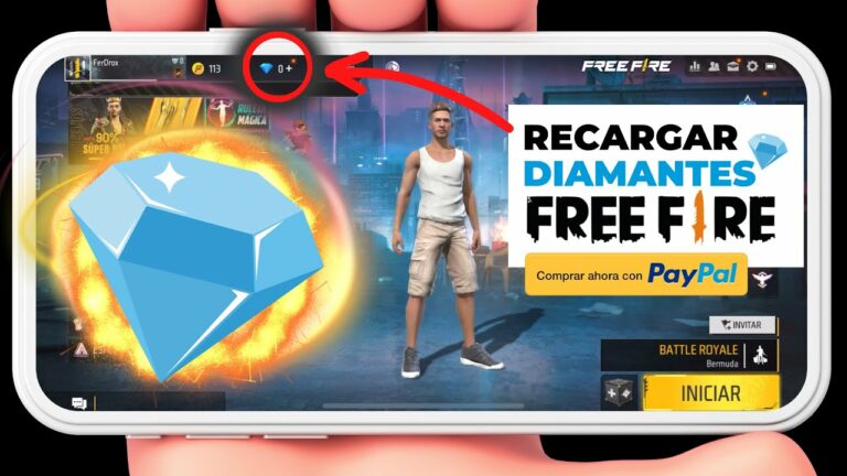 Cómo comprar Diamantes en Free Fire con PayPal