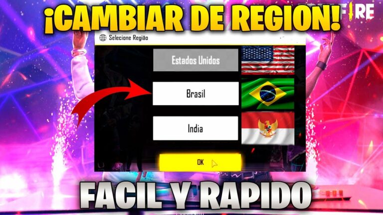 Cómo Cambiar de Región en Free Fire