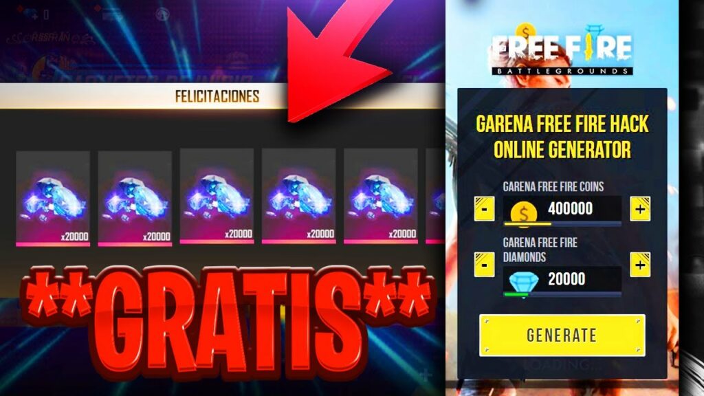 Generador de Diamantes Free Fire por id sin verificación humana
gratis, hack, nuevo, oro. al instante