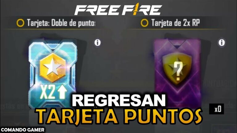 Tarjeta de Puntos Dobles Free Fire