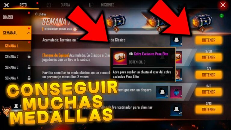 Todas las Medallas de Free Fire
